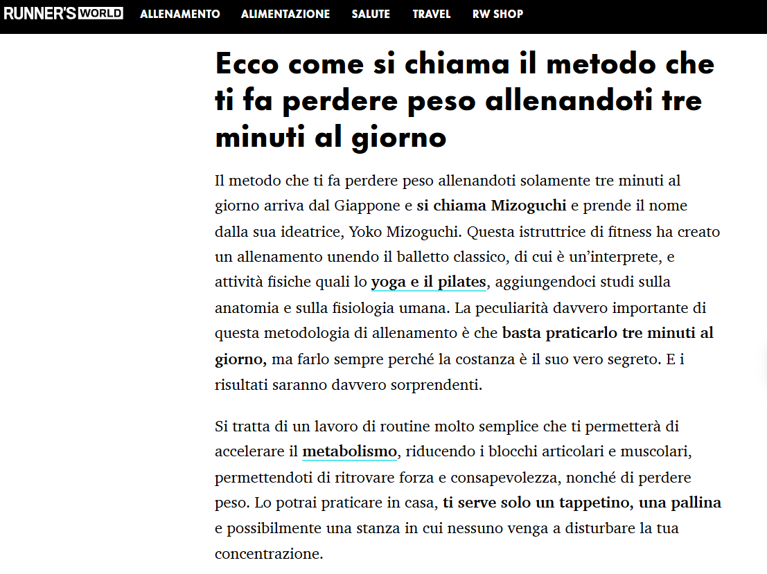 イタリアでメソッドをご紹介いただきました♪
